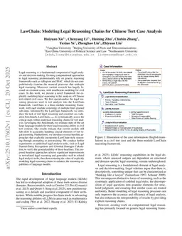LexChain: Modeling Legal Reasoning Chains for Chinese Tort Case Analysis