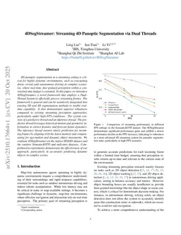 4DSegStreamer: Streaming 4D Panoptic Segmentation via Dual Threads