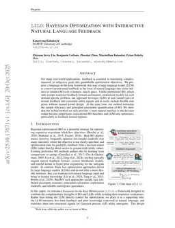 LILO: Bayesian Optimization with Interactive Natural Language Feedback