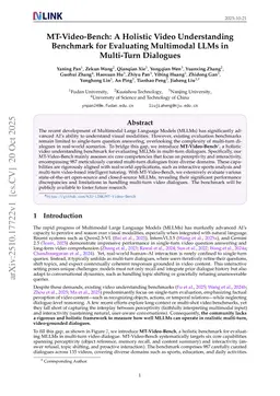 MT-Video-Bench: A Holistic Video Understanding Benchmark for Evaluating Multimodal LLMs in Multi-Turn Dialogues