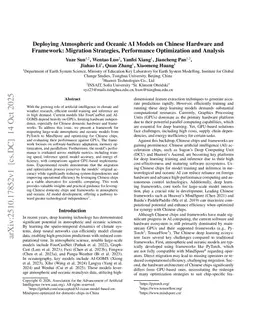 Deploying Atmospheric and Oceanic AI Models on Chinese Hardware and Framework: Migration Strategies, Performance Optimization and Analysis