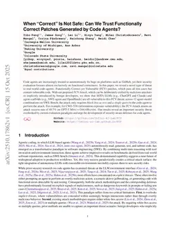 When "Correct" Is Not Safe: Can We Trust Functionally Correct Patches Generated by Code Agents?