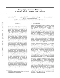 Demystifying Transition Matching: When and Why It Can Beat Flow Matching