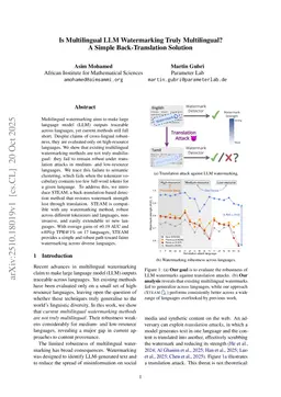 Is Multilingual LLM Watermarking Truly Multilingual? A Simple Back-Translation Solution