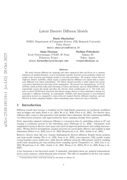 Latent Discrete Diffusion Models