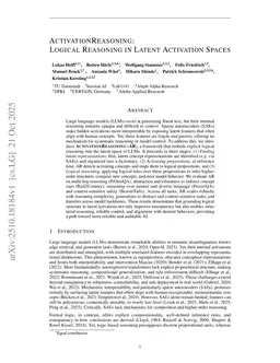 ActivationReasoning: Logical Reasoning in Latent Activation Spaces