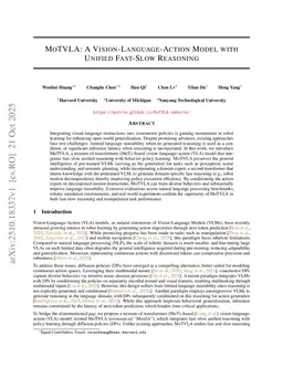 MoTVLA: A Vision-Language-Action Model with Unified Fast-Slow Reasoning