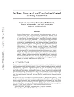 SegTune: Structured and Fine-Grained Control for Song Generation