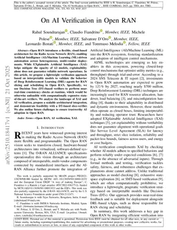 On AI Verification in Open RAN