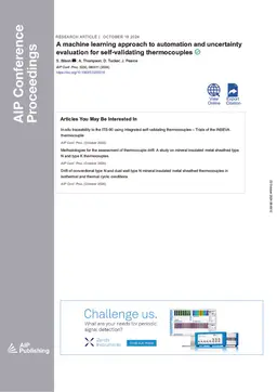 A machine learning approach to automation and uncertainty evaluation for self-validating thermocouples