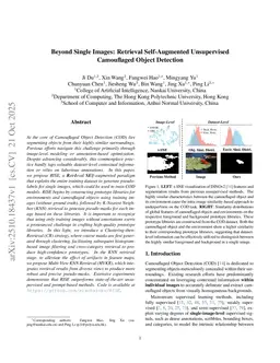 Beyond Single Images: Retrieval Self-Augmented Unsupervised Camouflaged Object Detection