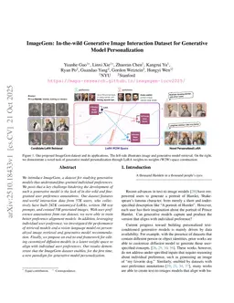ImageGem: In-the-wild Generative Image Interaction Dataset for Generative Model Personalization