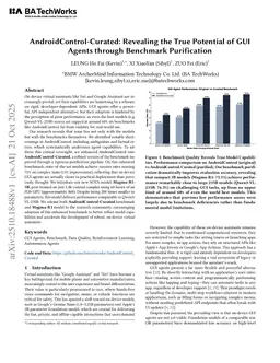 AndroidControl-Curated: Revealing the True Potential of GUI Agents through Benchmark Purification