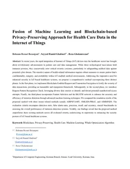 Privacy-Preserving Healthcare Data in IoT: A Synergistic Approach with Deep Learning and Blockchain