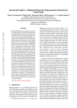 Beyond the Explicit: A Bilingual Dataset for Dehumanization Detection in Social Media