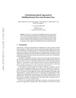 A Rectification-Based Approach for Distilling Boosted Trees into Decision Trees
