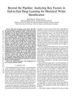 Beyond the Pipeline: Analyzing Key Factors in End-to-End Deep Learning for Historical Writer Identification