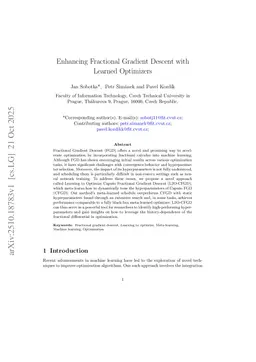 Enhancing Fractional Gradient Descent with Learned Optimizers