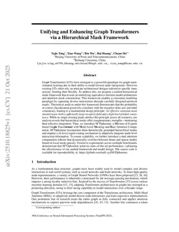 Unifying and Enhancing Graph Transformers via a Hierarchical Mask Framework