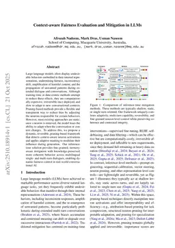 Fairness Evaluation and Inference Level Mitigation in LLMs
