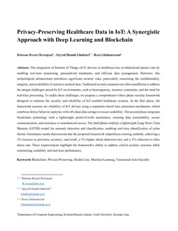 Fusion of Machine Learning and Blockchain-based Privacy-Preserving Approach for Health Care Data in the Internet of Things