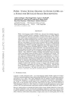 PoSh: Using Scene Graphs To Guide LLMs-as-a-Judge For Detailed Image Descriptions