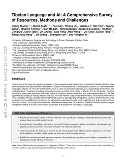 Tibetan Language and AI: A Comprehensive Survey of Resources, Methods and Challenges