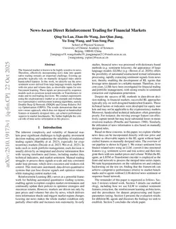 News-Aware Direct Reinforcement Trading for Financial Markets