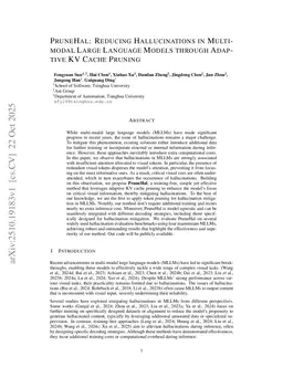 PruneHal: Reducing Hallucinations in Multi-modal Large Language Models through Adaptive KV Cache Pruning