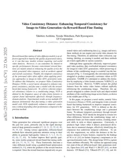 Video Consistency Distance: Enhancing Temporal Consistency for Image-to-Video Generation via Reward-Based Fine-Tuning