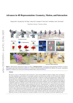 Advances in 4D Representation: Geometry, Motion, and Interaction
