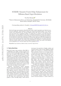 SCEESR: Semantic-Control Edge Enhancement for Diffusion-Based Super-Resolution