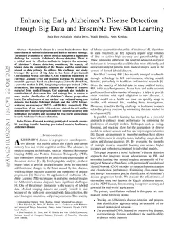 Enhancing Early Alzheimer Disease Detection through Big Data and Ensemble Few-Shot Learning