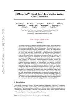 QiMeng-SALV: Signal-Aware Learning for Verilog Code Generation
