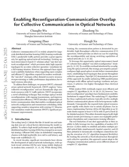 Enabling Reconfiguration-Communication Overlap for Collective Communication in Optical Networks