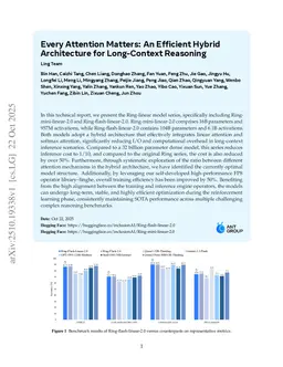 Every Attention Matters: An Efficient Hybrid Architecture for Long-Context Reasoning