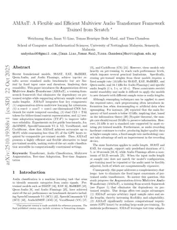 AMAuT: A Flexible and Efficient Multiview Audio Transformer Framework Trained from Scratch