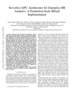 Serverless GPU Architecture for Enterprise HR Analytics: A Production-Scale BDaaS Implementation