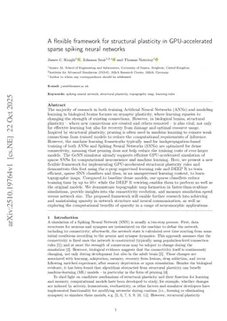 A flexible framework for structural plasticity in GPU-accelerated sparse spiking neural networks