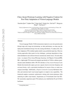 Class-Aware Prototype Learning with Negative Contrast for Test-Time Adaptation of Vision-Language Models