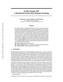 Is This Tracker On? A Benchmark Protocol for Dynamic Tracking