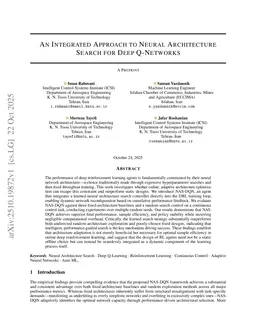An Integrated Approach to Neural Architecture Search for Deep Q-Networks