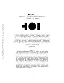 Surfer 2: The Next Generation of Cross-Platform Computer Use Agents