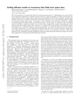 Guiding diffusion models to reconstruct flow fields from sparse data