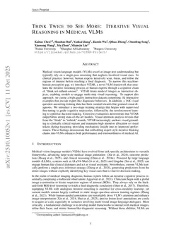 Think Twice to See More: Iterative Visual Reasoning in Medical VLMs