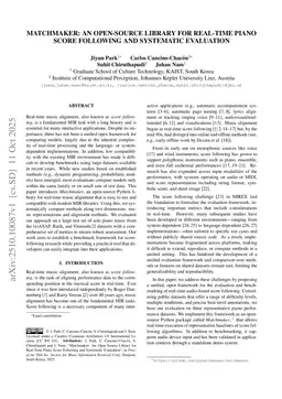 Matchmaker: An Open-source Library for Real-time Piano Score Following and Systematic Evaluation