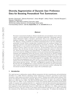 Diversity Augmentation of Dynamic User Preference Data for Boosting Personalized Text Summarizers