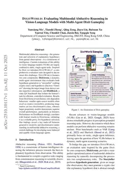 DixitWorld: Evaluating Multimodal Abductive Reasoning in Vision-Language Models with Multi-Agent Dixit Gameplay