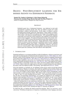 Dejavu: Towards Experience Feedback Learning for Embodied Intelligence