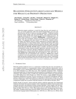 Reasoning-Enhanced Large Language Models for Molecular Property Prediction